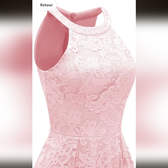 Dressystar cocktail pink dress size Medium - Picture 5 of 10